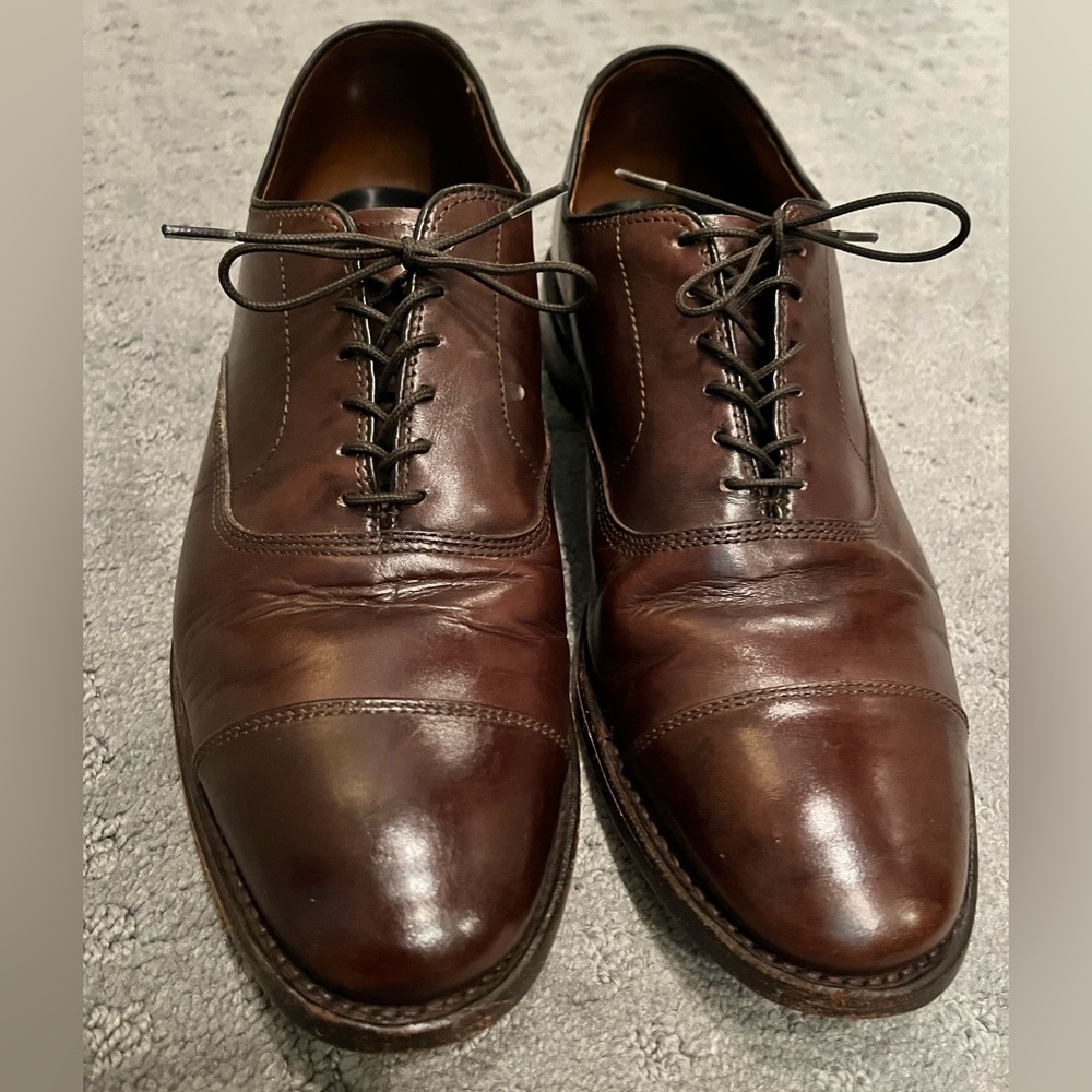 Allen Edmonds - Brown Leather Men’s Cap Toe Dress Shoes